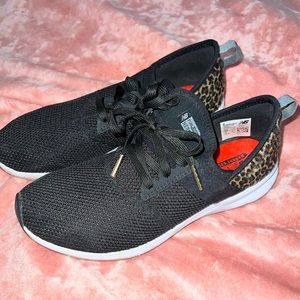 New Balance Shoes with Leopard Accent